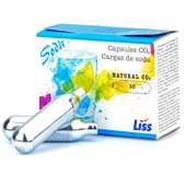 Liss - Cartouches de gaz CO2 (pour Eau de Seltz) Soda