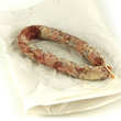 Dry sausage with Roquefort cheese