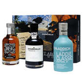 Coffret cadeau spiritueux (3x20cl whisky rhum porto)