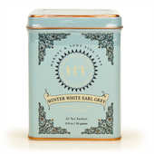 Harney & Sons - Winter white - Th&eacute; blanc Earl Grey en boite m&eacute;tal