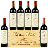 Ch&acirc;teau Clarke - Caisse bois 6 Ch&acirc;teau Clarke 2007 (Edmond de Rothschild)