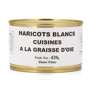 Danos Fr&egrave;res - Haricot beans cooked with goose fat
