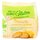 Ma vie sans gluten - Biscuits au souchet et citron bio sans gluten