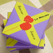 La Molina - Tablette chocolat au lait et citron caram&eacute;lis&eacute;