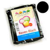 Fun Cakes - P&acirc;te &agrave; sucre noir corbeau FunCakes
