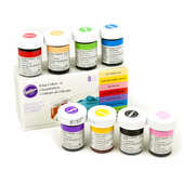 Wilton - Set de 8 colorants concentr&eacute;s Wilton