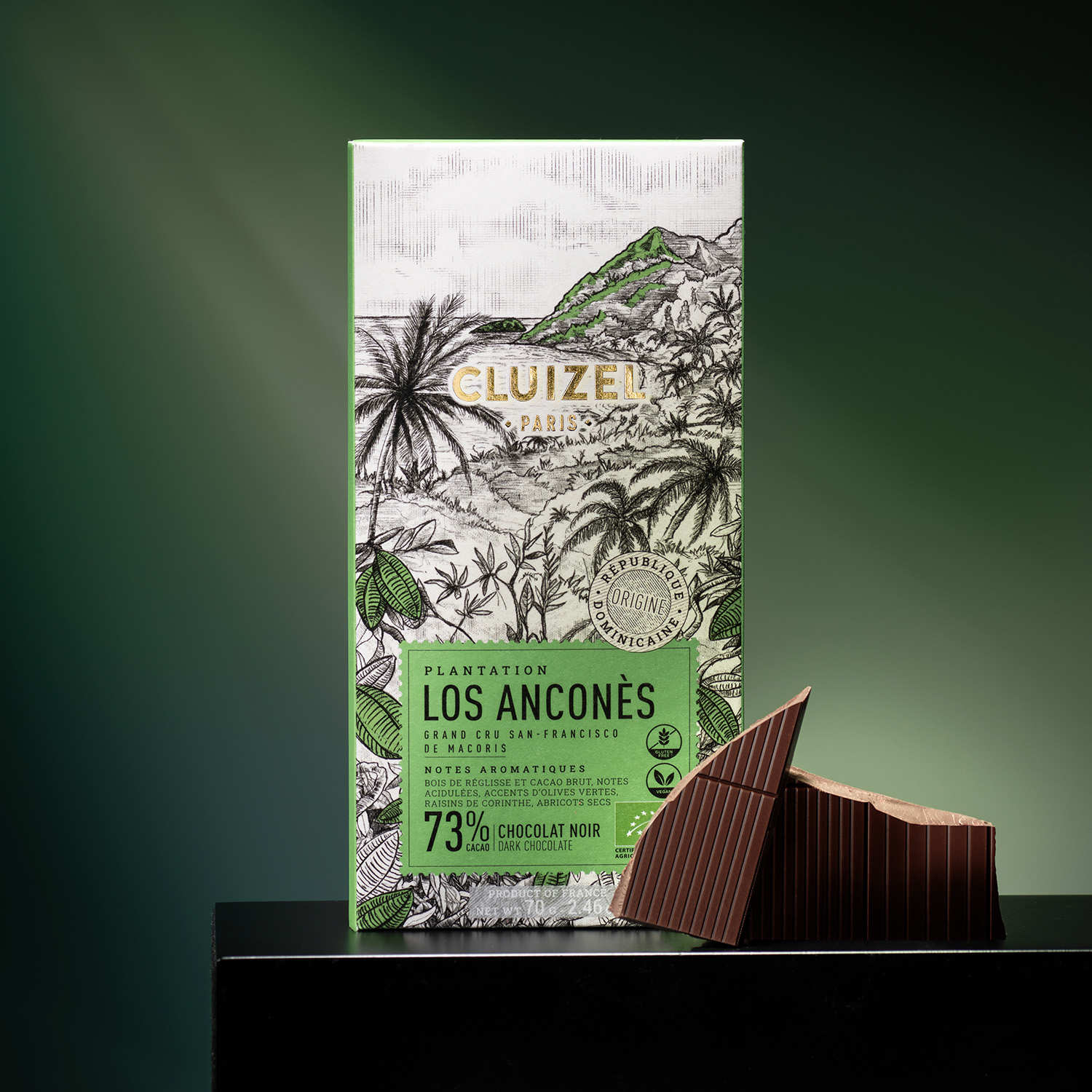 Tablette Chocolat De Plantation Los Ancon S Noir Bio Cluizel