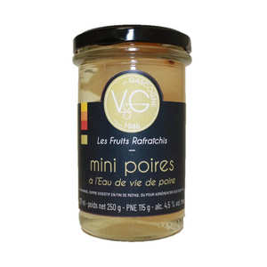 Vergers de Gascogne - Mini poires rafra&icirc;chies &agrave; l'eau de vie