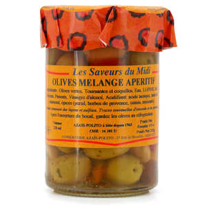Azais - Polito - Olives m&eacute;lange ap&eacute;ritif