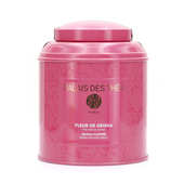 Le Palais des Th&eacute;s - Bo&icirc;te m&eacute;tal rose - Th&eacute; Fleur de Geisha