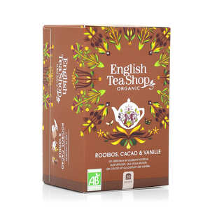 English Tea Shop - Organic Chocolate rooibos and vanilla Tea - muslin sachet