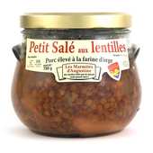 La Chaiseronne - Petit sal&eacute; aux lentilles - Porc &eacute;lev&eacute; &agrave; la farine d'orge
