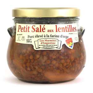 La Chaiseronne - Salt pork with lentil - pork reared with barley flour