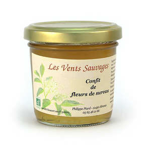 Les vents sauvages - Confit de fleurs de sureau bio