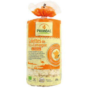 Priméal - Galettes de riz de Camargue au quinoa Bio Priméal - Galettes de riz de Camargue au quinoa Bio
