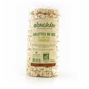 Bongran - Heureuse Camargue - Galettes de riz complet de Camargue Bio
