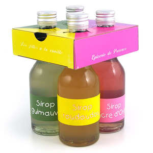 Epicerie de Provence - Quatuor de sirops pour filles Epicerie de Provence - Quatuor de sirops pour filles