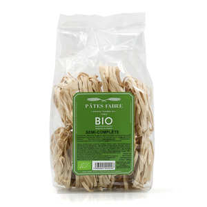 P&acirc;tes Fabre - Tagliatelles bio au bl&eacute; dur semi-complet