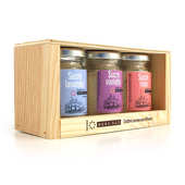 Quai Sud - Coffret 3 sucres aux fleurs (lavande, violette, rose)