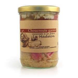 Robert et Fils - Choucroute garnie cuisinée à la bière "La Madelon" Robert et Fils - Choucroute garnie cuisinée à la bière "La Madelon"