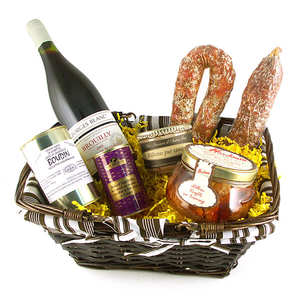 Panier charcuterie gourmande