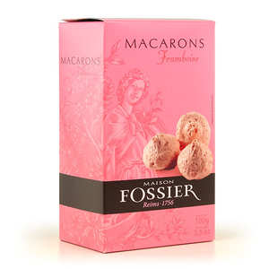 Biscuits Fossier - Pink macaroons with raspberry chips