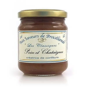 Aux saveurs de Broc&eacute;liande - Confiture de poire et de ch&acirc;taigne