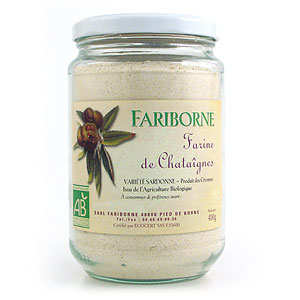 Organic chestnut flour