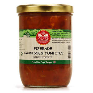Onena - Piperade with Espelette chilli and confit of sausage