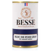 Foie gras GA BESSE - Bloc de foie gras de canard