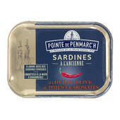 La pointe de Penmarc'h - Sardines &agrave; l'huile d'olive, aux piments et aux aromates