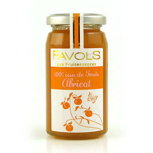 Favols - Confiture d'abricot 100% fruit - Les Fruitessences Favols