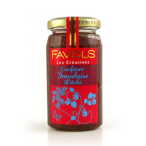 Favols - Confiture framboise litchi - Les Cr&eacute;atives Favols