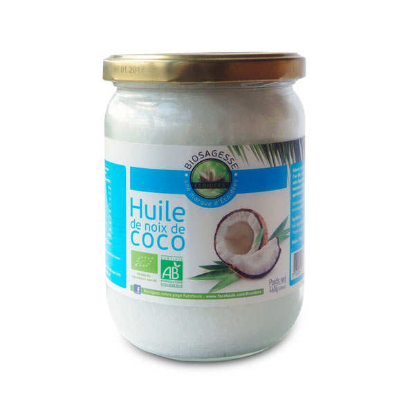 Huile De Noix De Coco Bio Biosagesse Ecoid Es