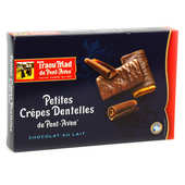 Traou Mad de Pont Aven - Mini cr&ecirc;pes dentelles enrob&eacute;es de chocolat au lait