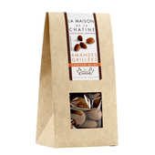 Maison de la Chatine - Chatines cacao - Amandes enrob&eacute;es de chocolat au lait