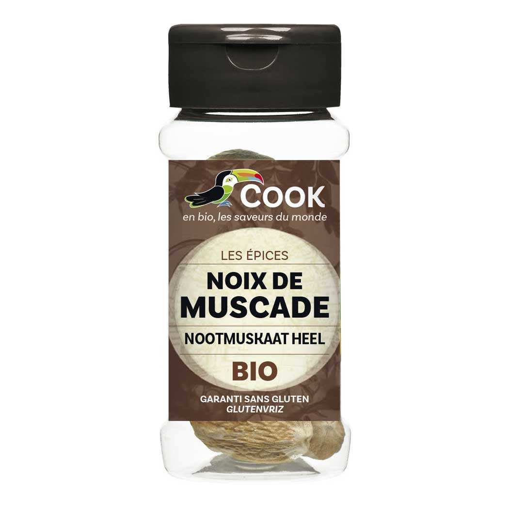 Noix de muscade entières bio Cook Herbier de France