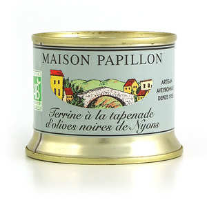 Maison Papillon - Terrine with Nyons black olive tapenade