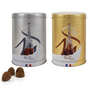 Chocolat Mathez - Truffes fantaisie duo nature & écorces d'orange confites Chocolat Mathez - Truffes fantaisie duo nature & écorces d'orange confites