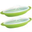 Set of 2 "papillote" steaming cookers 12oz with rigid handles