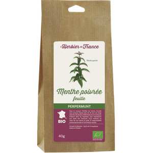 Cook - Herbier de France - Infusion menthe poivr&eacute;e bio