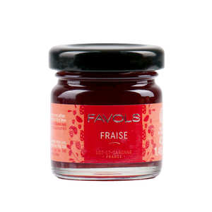 Favols - Confiture de fraise gourmande - Les Cr&eacute;atives Favols