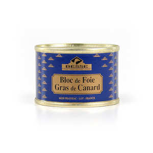 Foie gras GA BESSE - M&eacute;daillon de foie gras de canard 70g