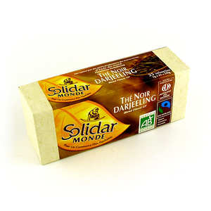Solidar'Monde - Infusettes de thé bio Darjeeling Blend Finest Golden Flowery Solidar'Monde - Infusettes de thé bio Darjeeling Blend Finest Golden Flowery