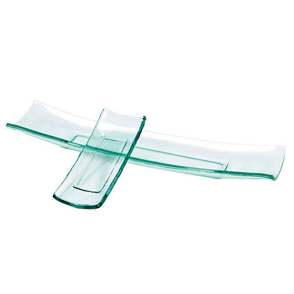 Rectangular glass plate