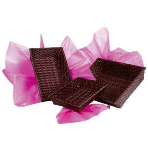 Rectangle bamboo basket