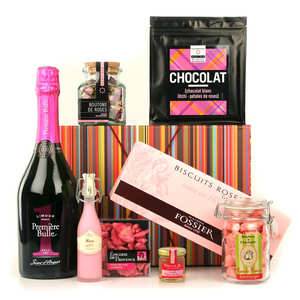 BienManger paniers garnis - Bouquet de roses &agrave; croquer - Coffret cadeau gourmand