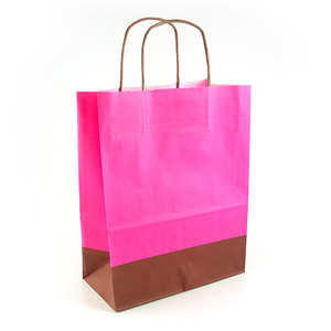 Sac kraft framboise / chocolat Sac kraft framboise / chocolat
