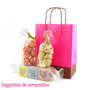 Kraft bag for coloured gifts