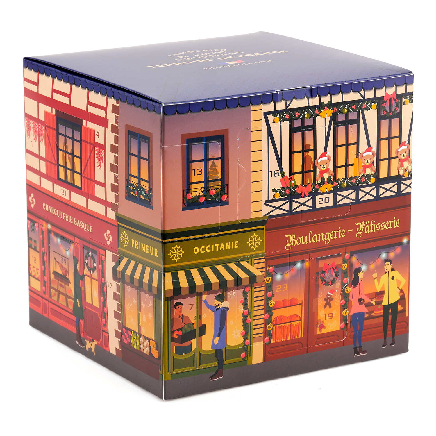 French Terroirs Cube Advent Calendar Bienmanger Calendriers